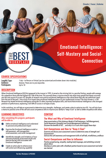 The Best Workplace Emotional Intelligence